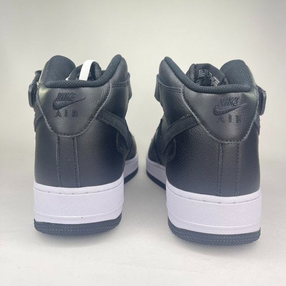 Nike Mens Air Force 1 Mid Id By You Custom Black White Shoes Size 14 DH4163-991 main image 5